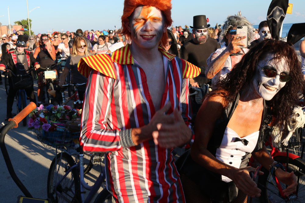 Zombie Bike Ride 2018 photo - Duval Street, Key West